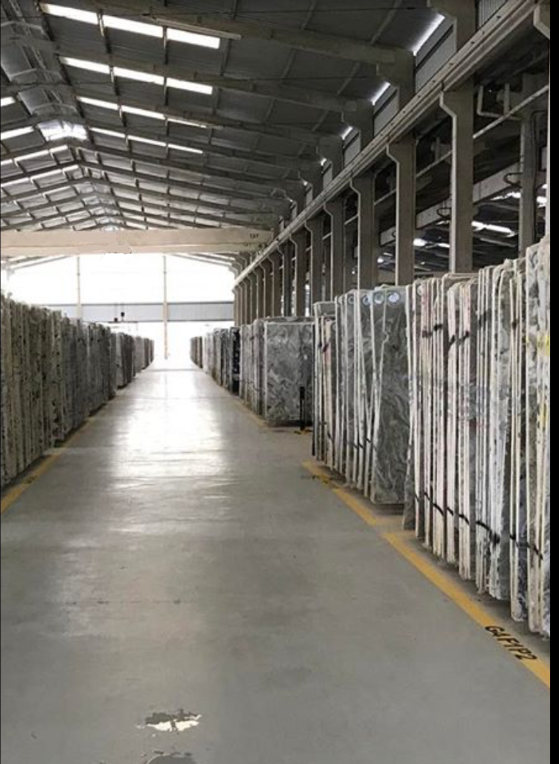 Indoor Slab Storage Facility